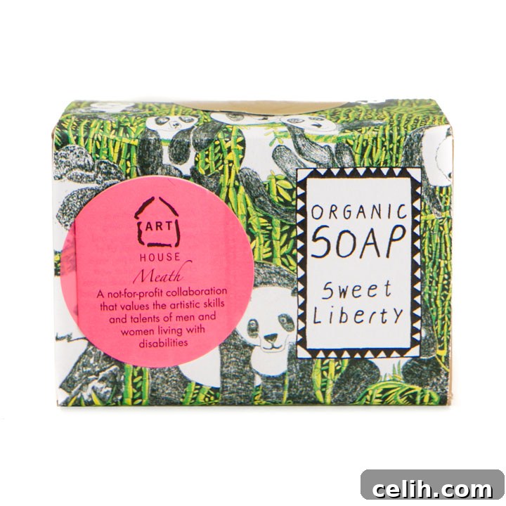 This organic soap, with its charming panda design wrapping, would make a great ethical stocking filler