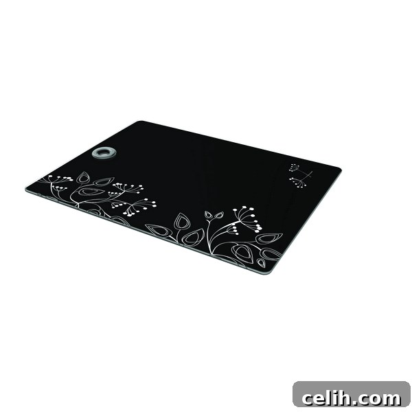 black-floral-worktop-saver black-floral-worktop-saver