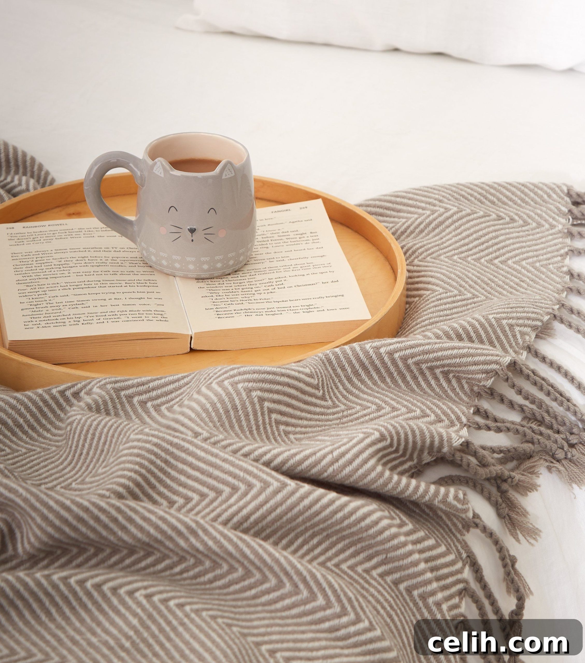 This cosy grey zig zag throw is an affordable homeware item and a great accessory to have in your home