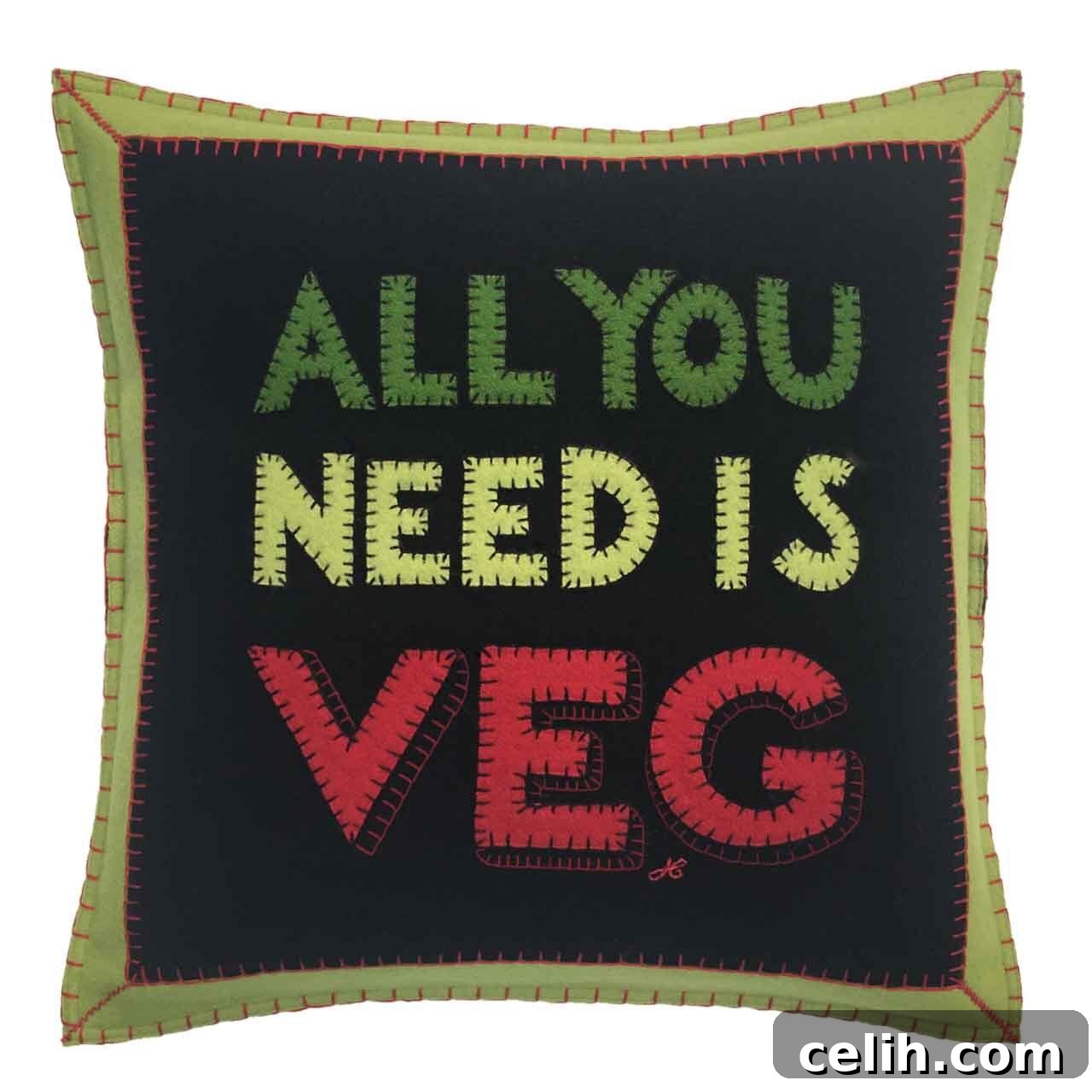 All you need is veg cushion from the Jan Constantine vegetable collection