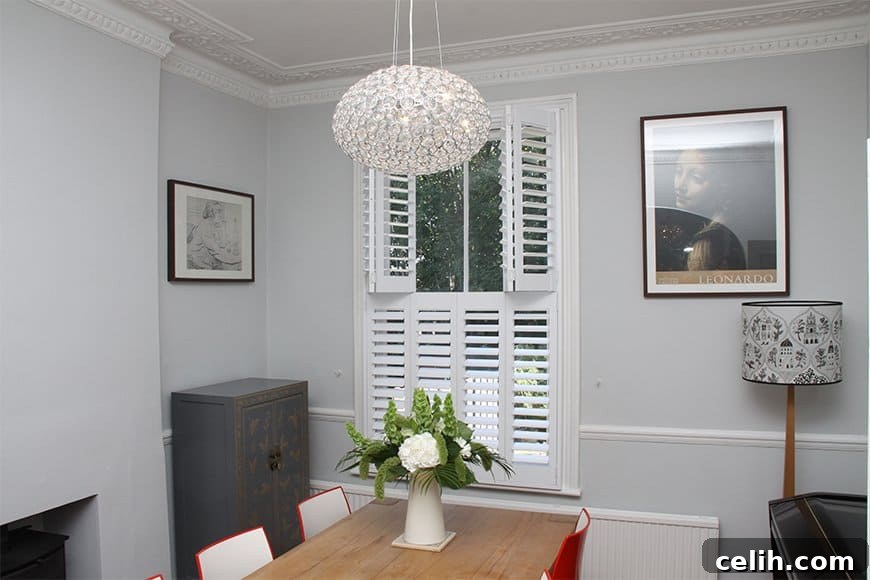 Find Your Perfect Interior Window Shutters 2 A lovely example of the functionality of interior window shutters showcasing versatile light control