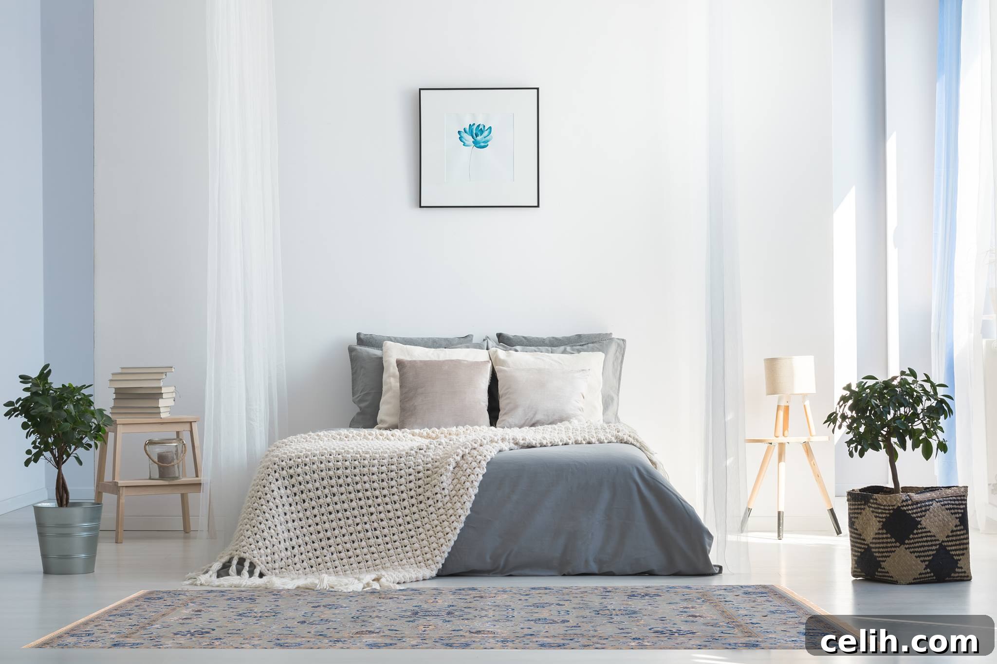 Elevate Your Decor with Grand Handmade Rugs 5 Rugs are great for adding warmth to a bedroom floor, enhancing comfort and coziness.