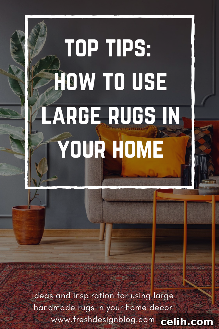 Elevate Your Decor with Grand Handmade Rugs 7 Top tips and a comprehensive guide to using large handmade rugs in your home decor. Includes useful tips on how best to position rugs in different rooms for the best effect.