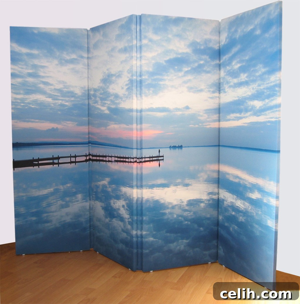 Room with a view - personalized landscape photo screen