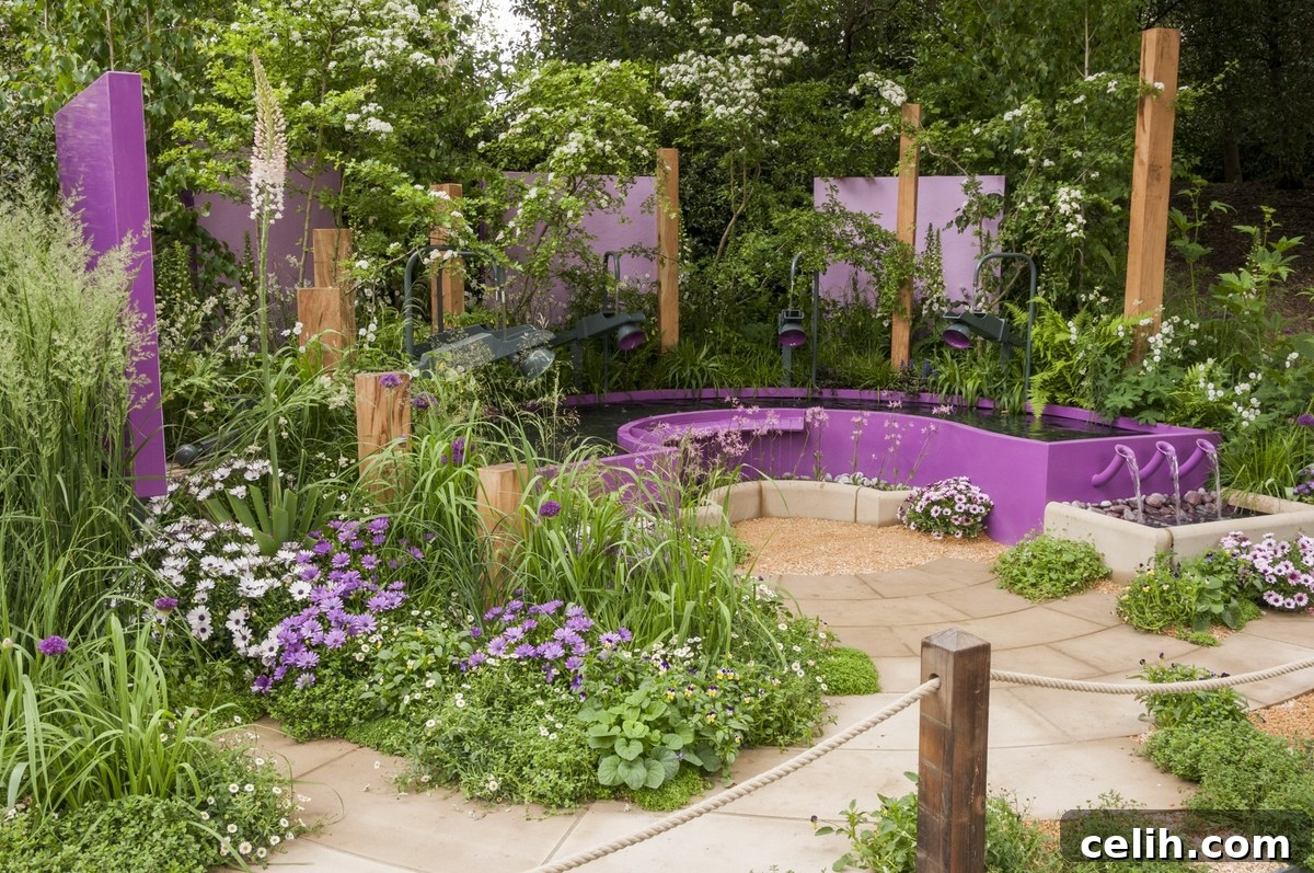 Papworth Trust – Together We Can garden. Designed by Peter Eustance for the RHS Chelsea Flower Show 2016