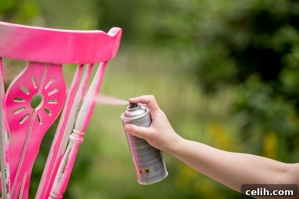 Upcycle furniture to give new life to old furniture pieces by painting them
