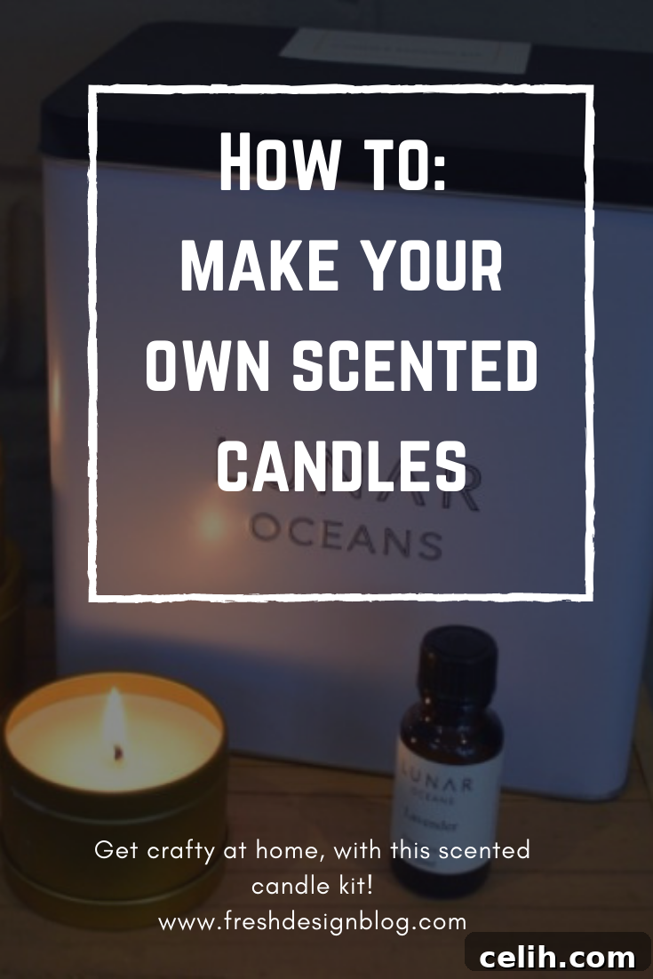 Lunar Ocean Dream Candle Craft Kit 2 Discover how easily you could learn to make your own scented candles at home with this luxury kit
