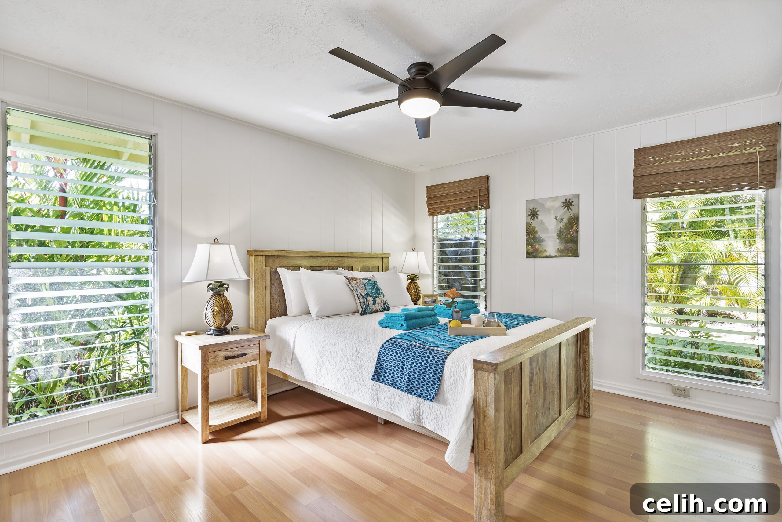 Beat the Heat: Effortless Home Hacks for Ultimate Summer Comfort 2 Installing a stylish ceiling fan can significantly enhance your home's comfort during warmer summer months.