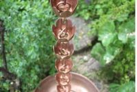 Elegant Copper Decorative Rain Chain