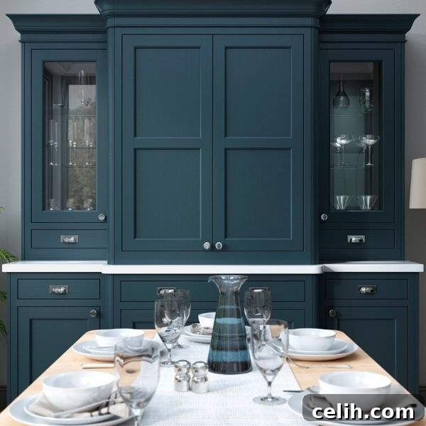 Your Kitchen's Perfect Palette 4 Deep blue kitchen design idea