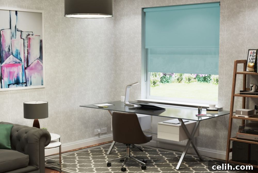 Double roller blind design offers exceptional light control for families