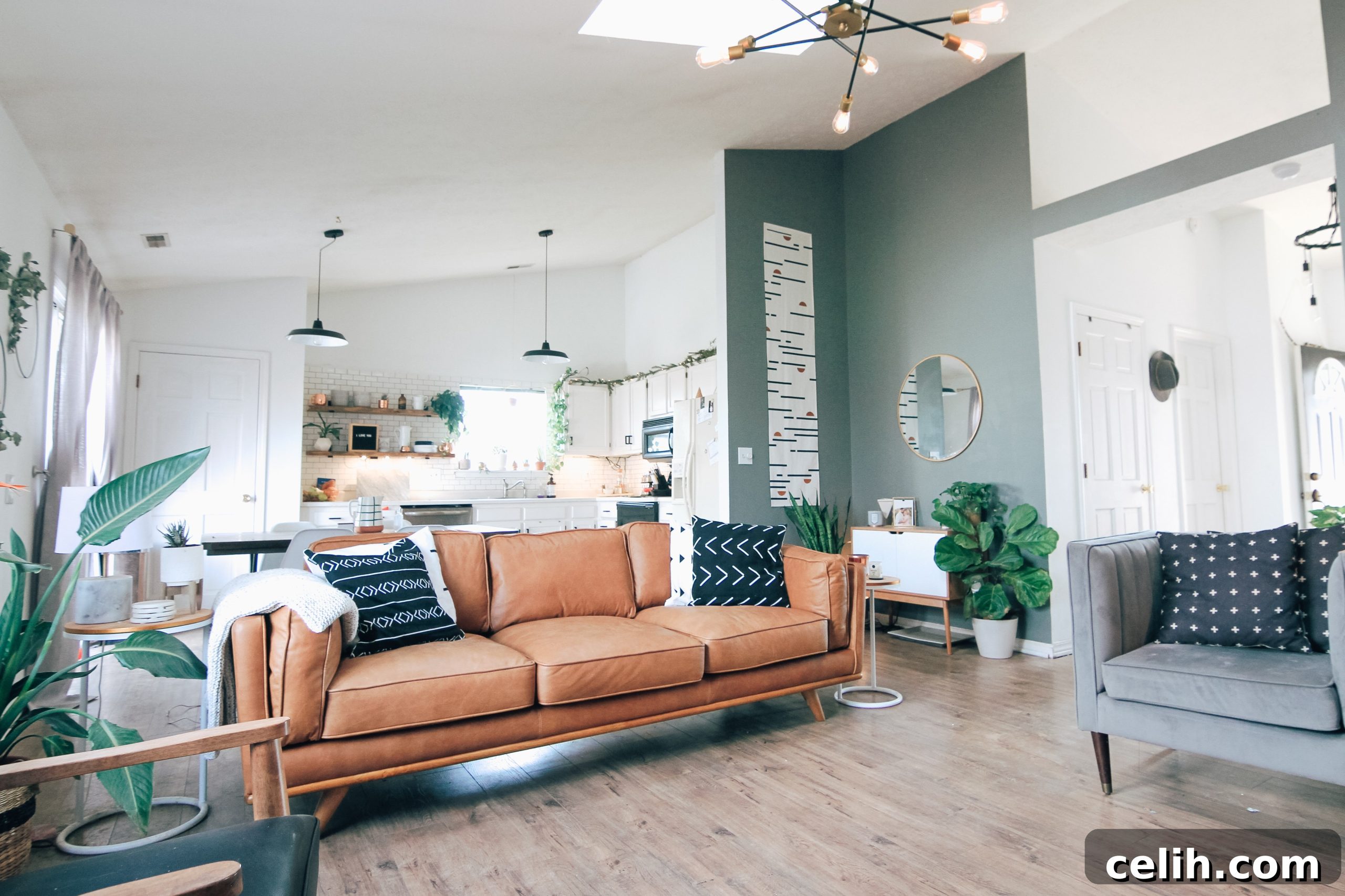 Engineered Wood Floors: Style Durability and Value 5 Stunning modern apartment with pristine engineered wood flooring, highlighting ease of cleaning and maintenance.