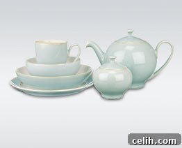 Elegant Denby Blue China Set