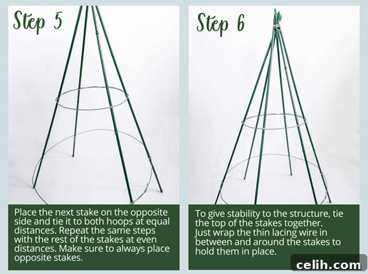 Prepare chicken wire for alternative Christmas tree