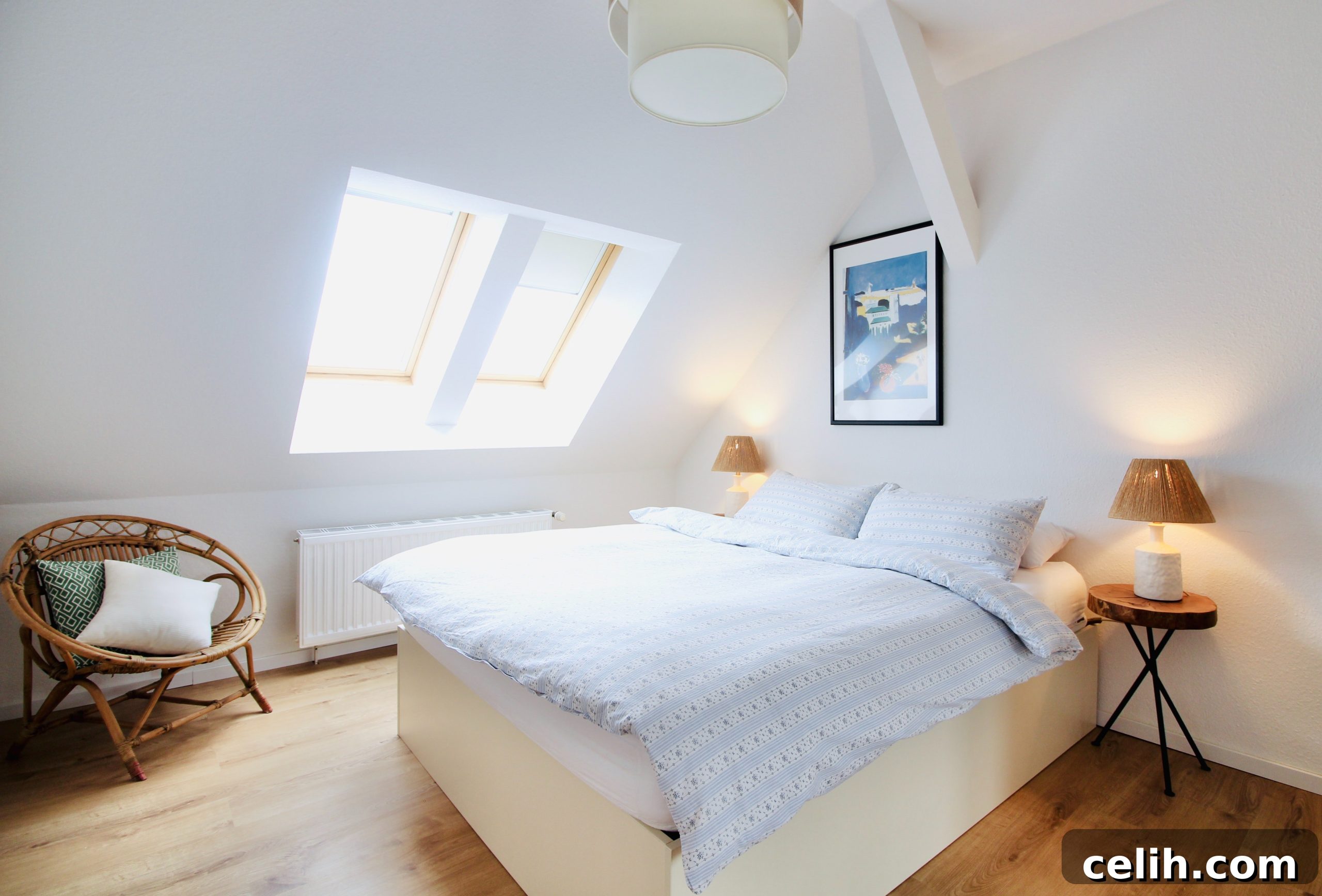 Roof windows provide allow extra light to flow into a room