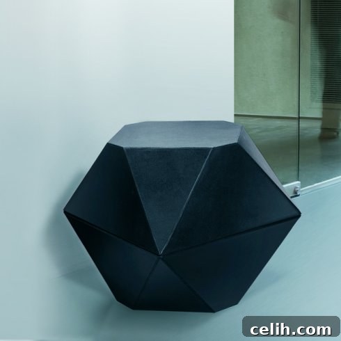 cado-leather-stool Stylish storage stool