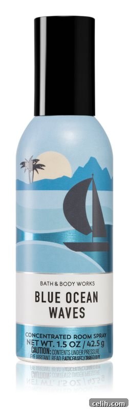 Ocean waves room spray is a fresh home summer fragrances