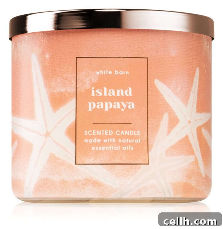 Papaya fresh summer home fragrances 