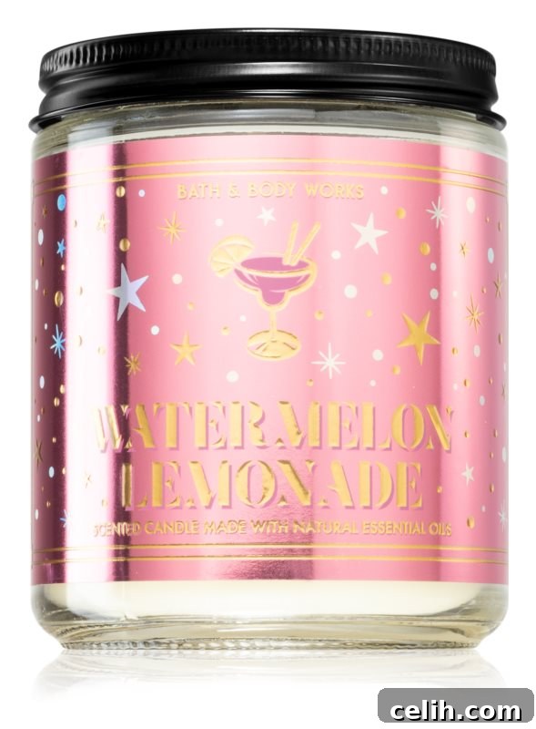 This watermelon candle is one of the top fresh home summer fragrances