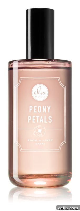 This peony room spray is one of the best fresh summer home fragrances