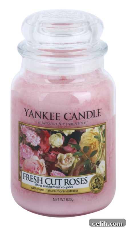 The scent of freshly cut roses is one of the best fresh home summer fragrances