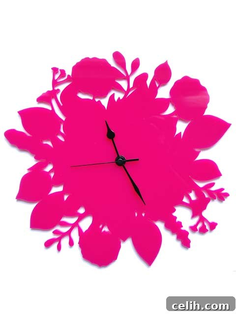 bouquet-clock-pink