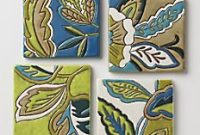 Anthropologie Artisanal Potters Choice Coasters and Trivet Set