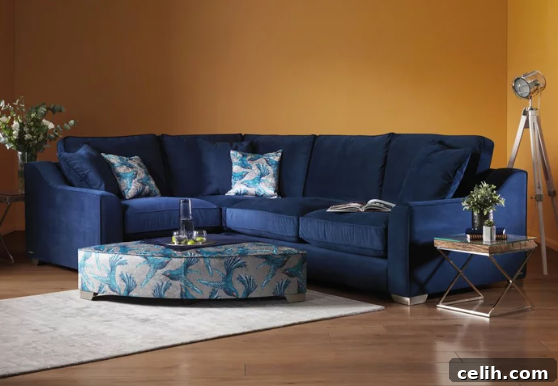 The practical sectional sofa is one of the top sofa style trends in the UK