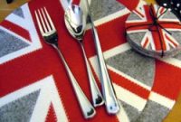 Stylish Union Jack Felt Placemats