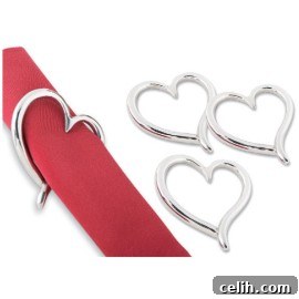 Amore Heart Napkin Rings amore-heart-napkin-rings