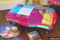 Bohemian Avignon Patchwork Pouf