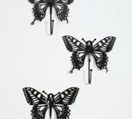 Midnight Butterfly Clasps
