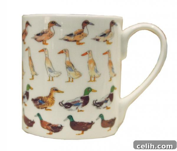 Sitting Duck Lay A Little Egg For Me Mug by Sophie Allport