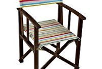 Own the Scene Striped Director Chair Promotion