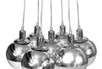Mid-Century Modern Seven-Light Cluster Pendant
