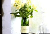 Champagne Blossom Vase