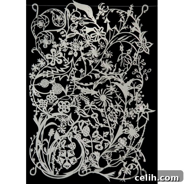 Elegant Ivy-themed Metal Wall Decor by Tord Boontje Tord Boontje Ivy Wall Panel, Silver Plated Steel Wall Art for Modern Homes