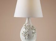 Provence Sculpted Blossom Table Lamp
