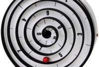 Mesmerizing Spiral Wall Clock