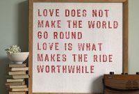 Love Makes Life’s Journey Worthwhile Wall Art