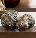 Elegant Metal Lattice Spheres