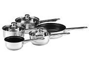 Daily Steal Premium 5-Piece Stainless Steel Cookware Collection