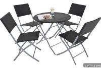 Modern Black Rattan Four Piece Patio Collection