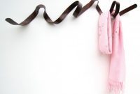 Sculptural Bronze Ribbon Coat Rack by HeadSprung