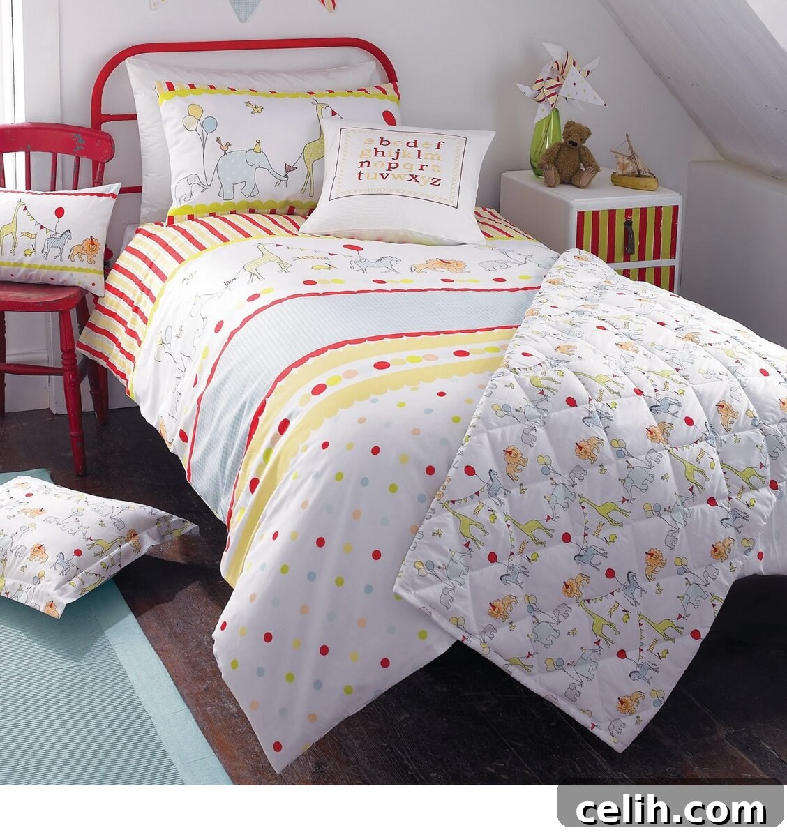 Kirstie Allsopp's Inspiring Bedding Designs 2 Kirstie Allsopp children's bedding in Circus design