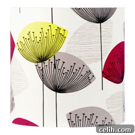 Dandelion clock lampshade