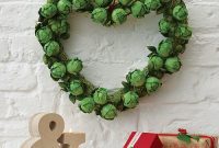 Brussels Sprout Yuletide Wreath