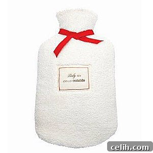 Baby It's Cold Outside Hot Water Bottle Avoca Ireland cosy hot water bottle - Keep warm with Baby It's Cold Outside