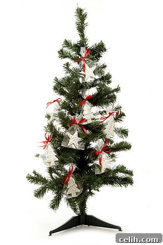Handmade biscuits ready to hang on your Christmas tree