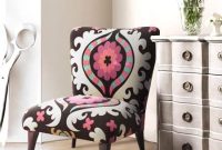 Exotic Suzani Fabric Accent Chair by Graham and Green